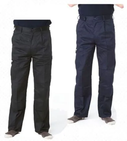 Apache Mens Work Trousers with Knee Pad Pockets - Apache Industry Cargo Trousers