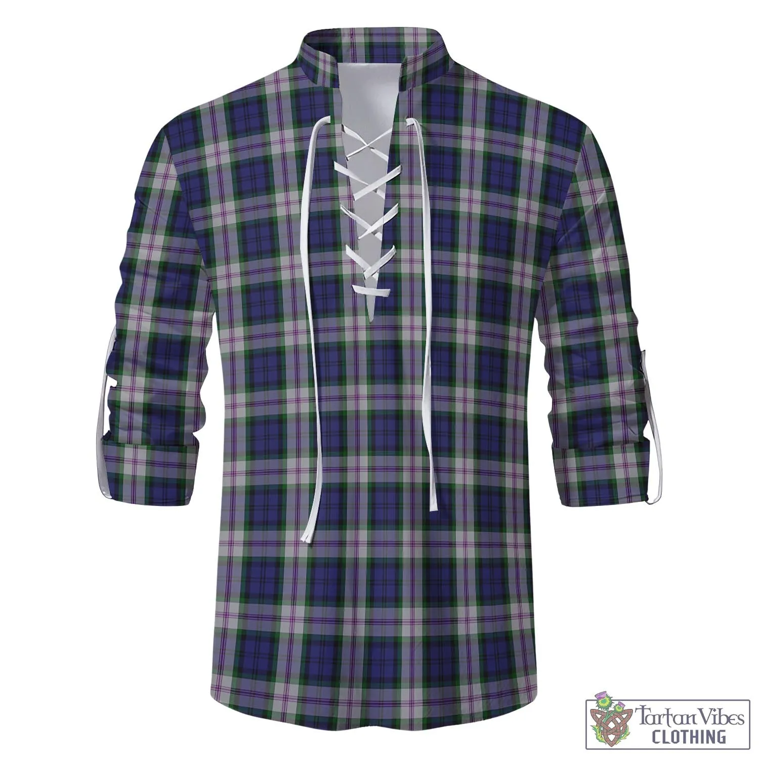 Baird Dress Tartan Men's Scottish Traditional Jacobite Ghillie Kilt Shirt