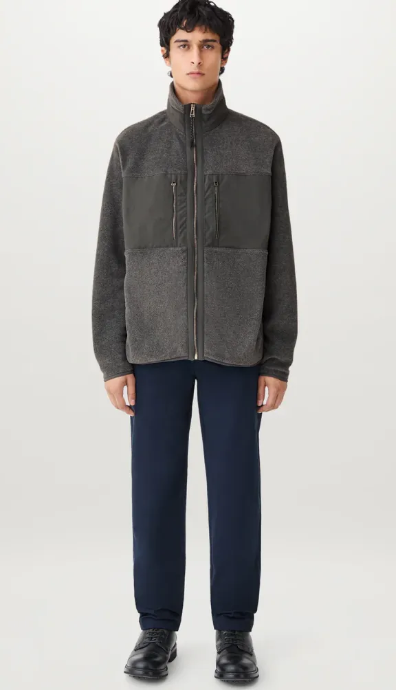 Belstaff Welder Full Zip Sweatshirt Charcoal