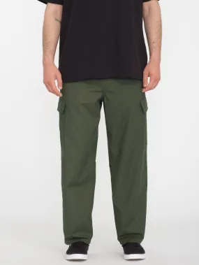 Billow Tapered Cargo Trousers - SQUADRON GREEN