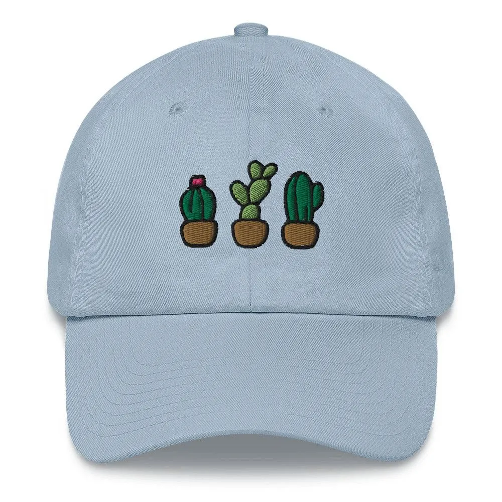 Cactus Embroidered Dad Hat