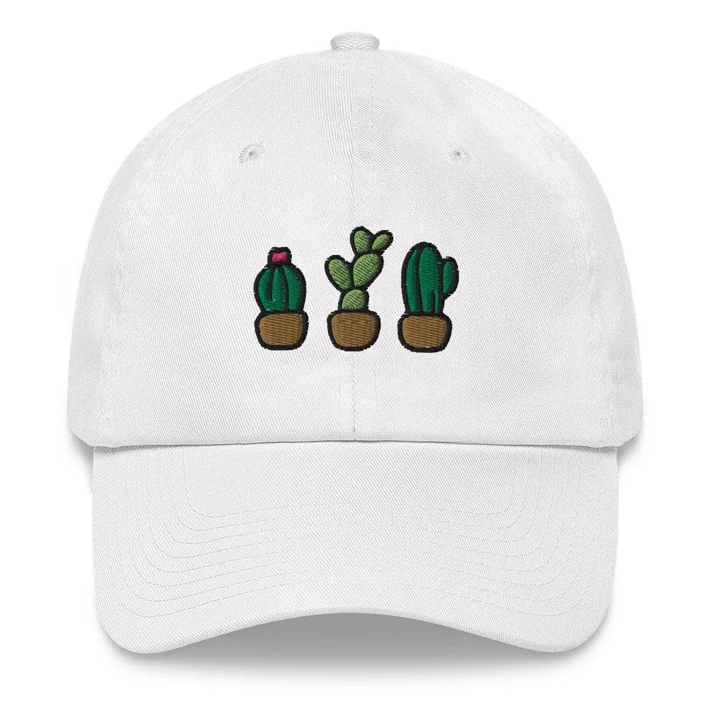 Cactus Embroidered Dad Hat