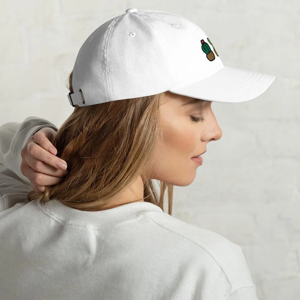 Cactus Embroidered Dad Hat