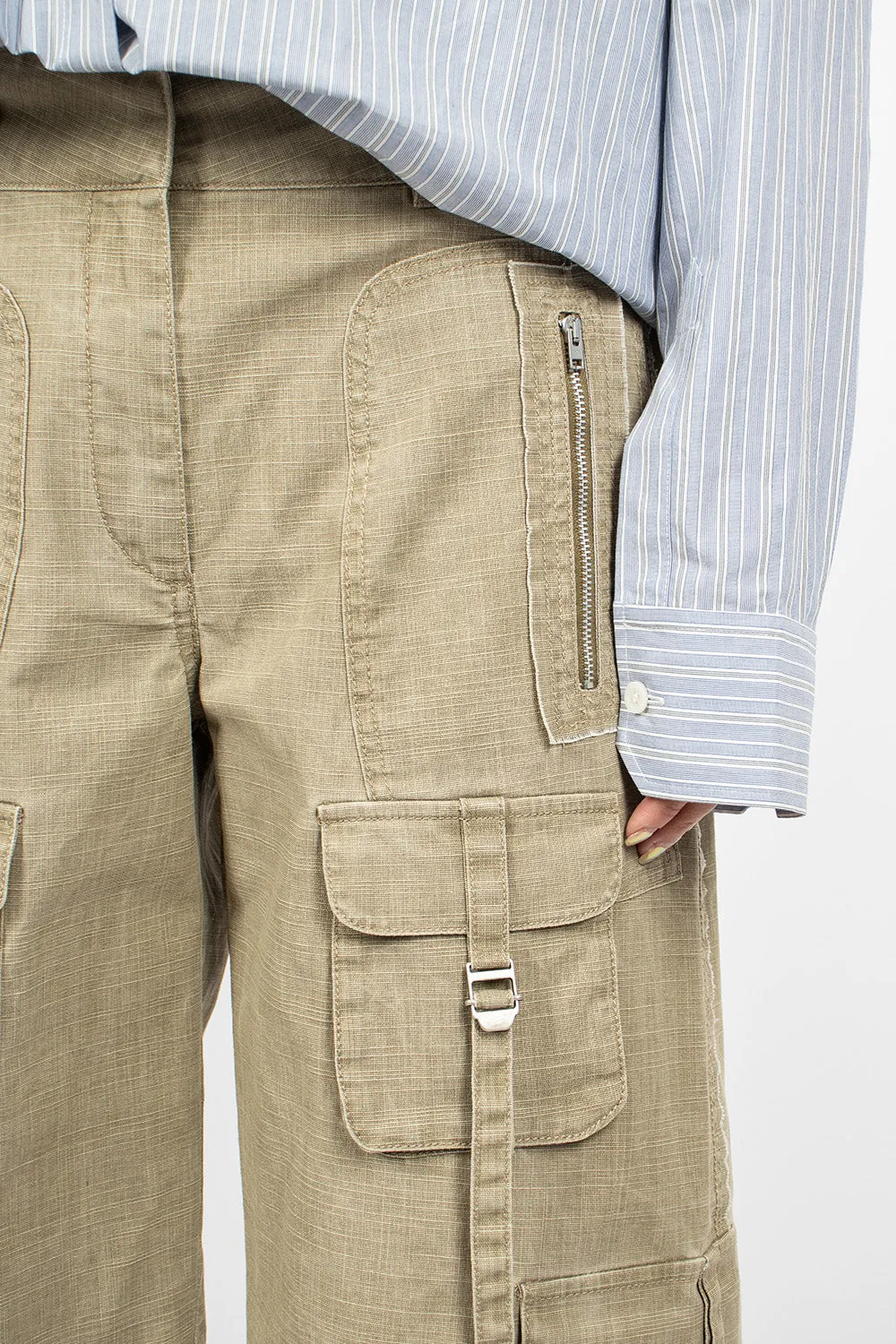 Cargo Shorts Khaki Beige