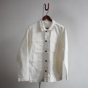 Chalk-White Denim Ashford Jacket