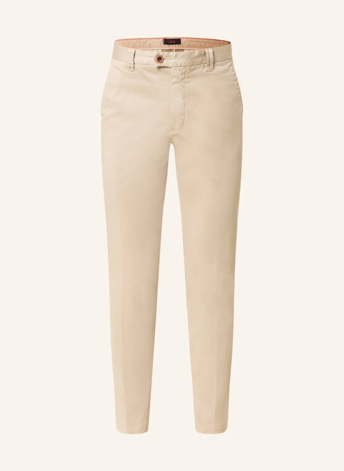 Chino trousers CINQUE CIWOOD Slim Fit, light brown