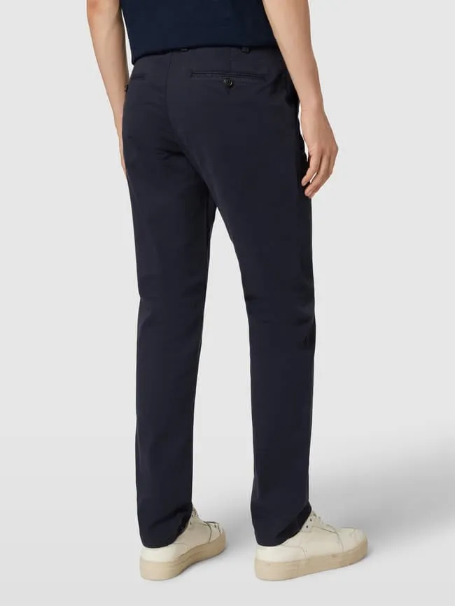 Chino with French side pockets Christian Berg, dark blue