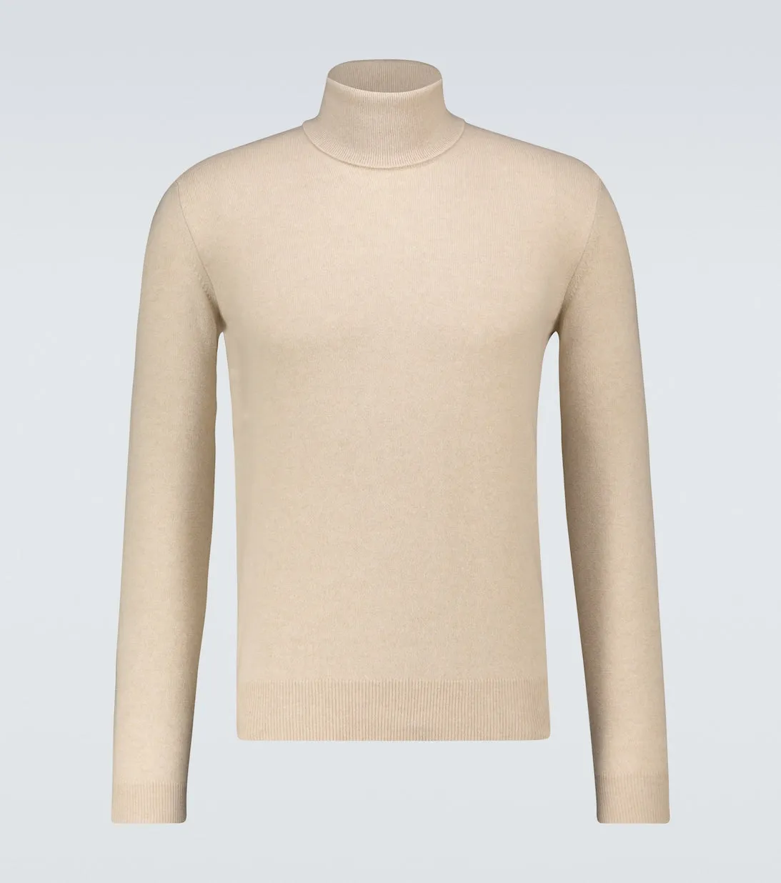 Classic children's cashmere turtleneck Loro Piana, beige