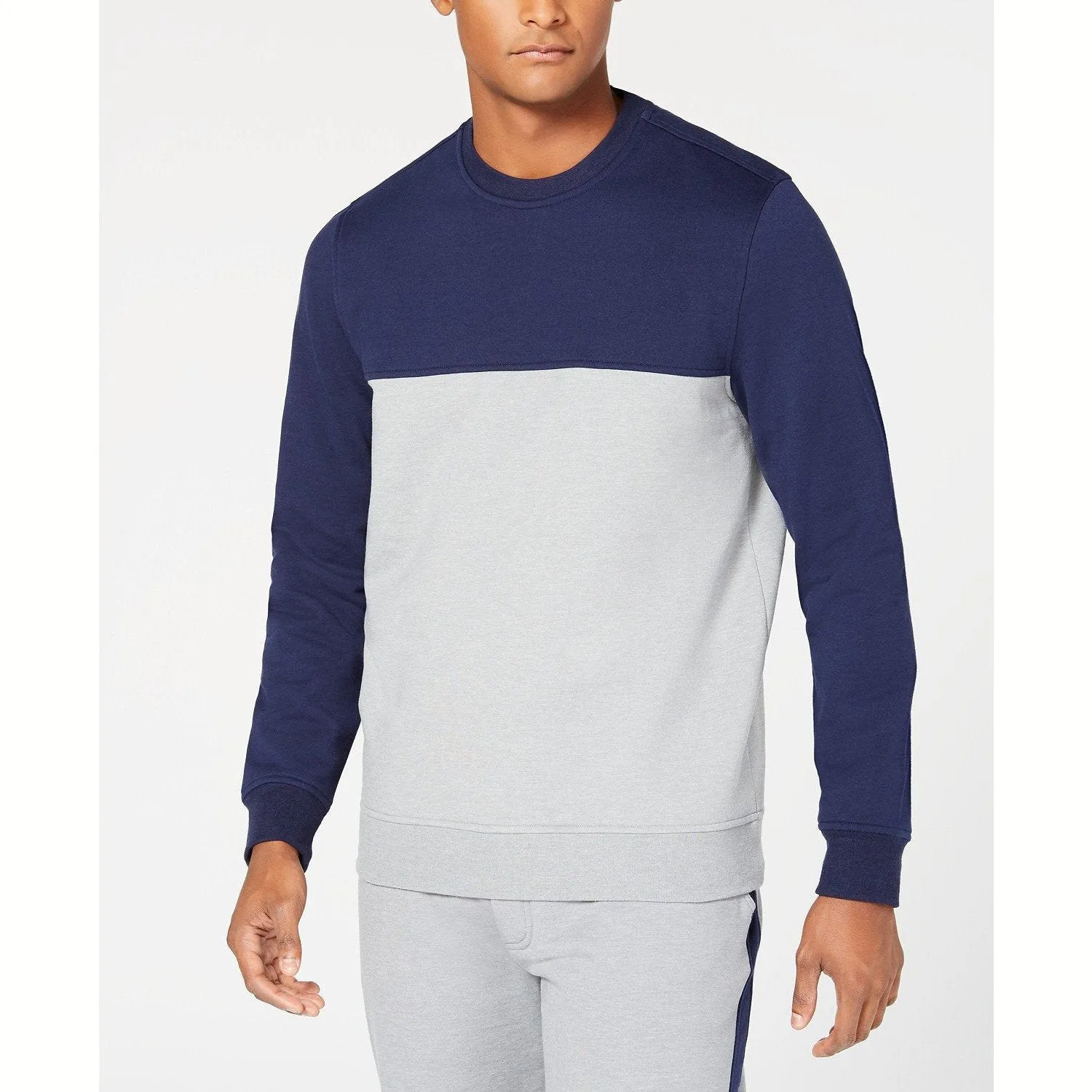 Club Room Mens Color Block Sweatshirt