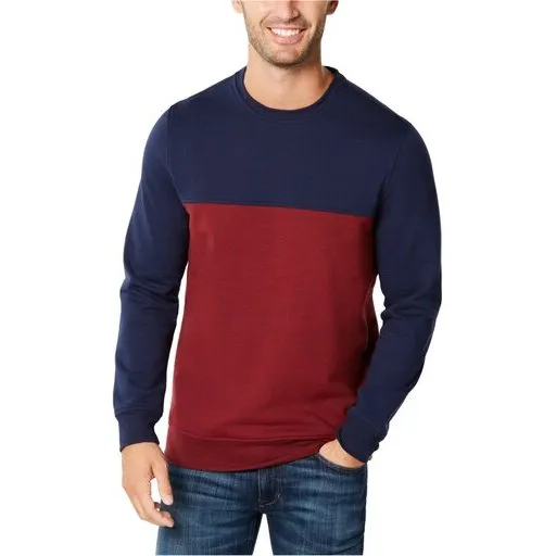 Club Room Mens Color Block Sweatshirt