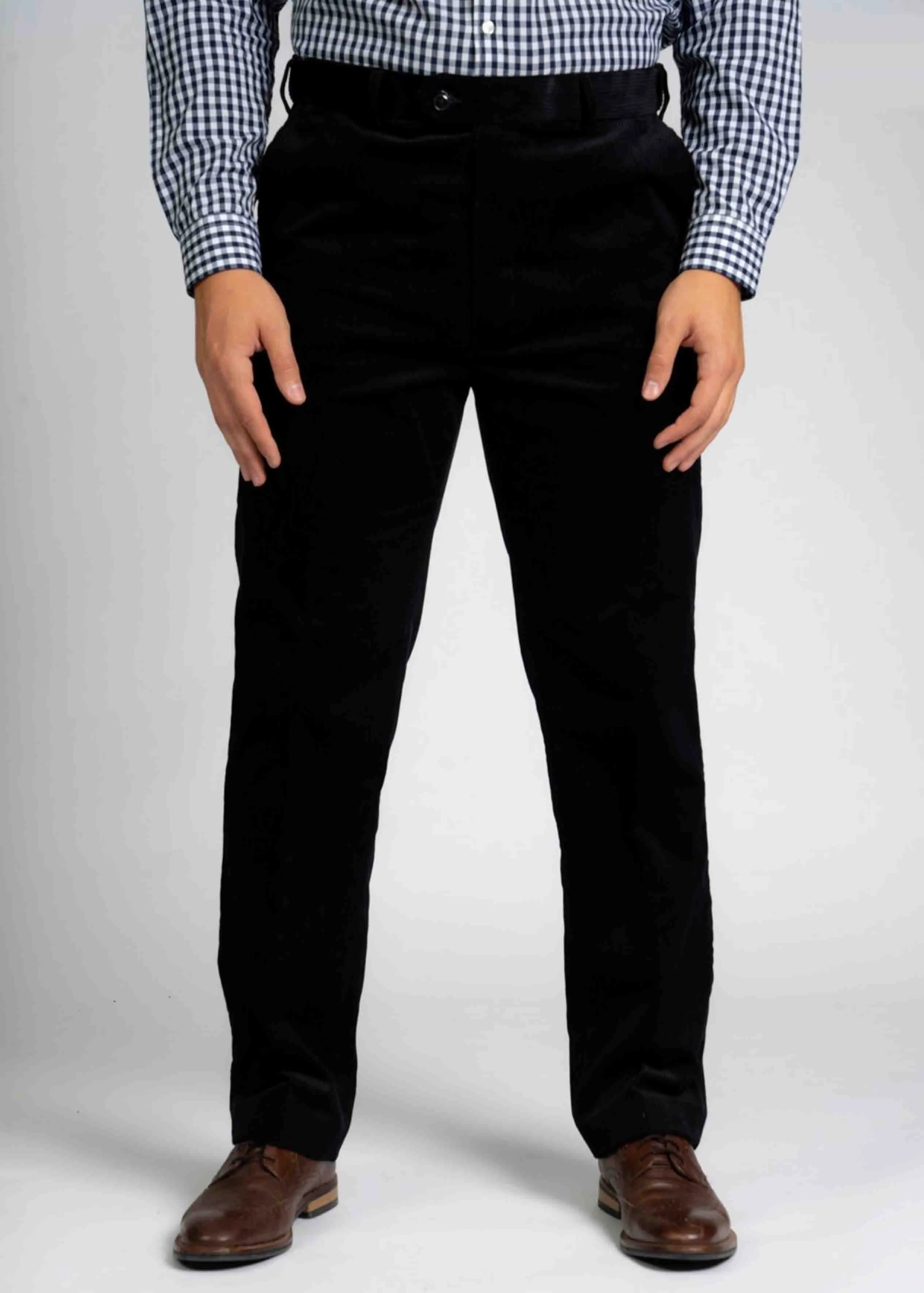 Collin Corduroy VELCRO® Brand Fastening Trousers