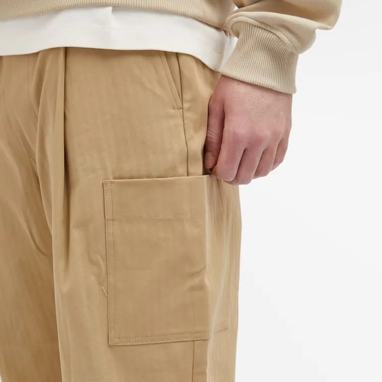 Drole De Monsieur Cropped Cargo Pants, brown