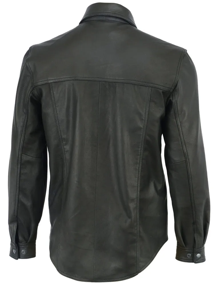 DS770 Men's Premium Lightweight Leather Shirt