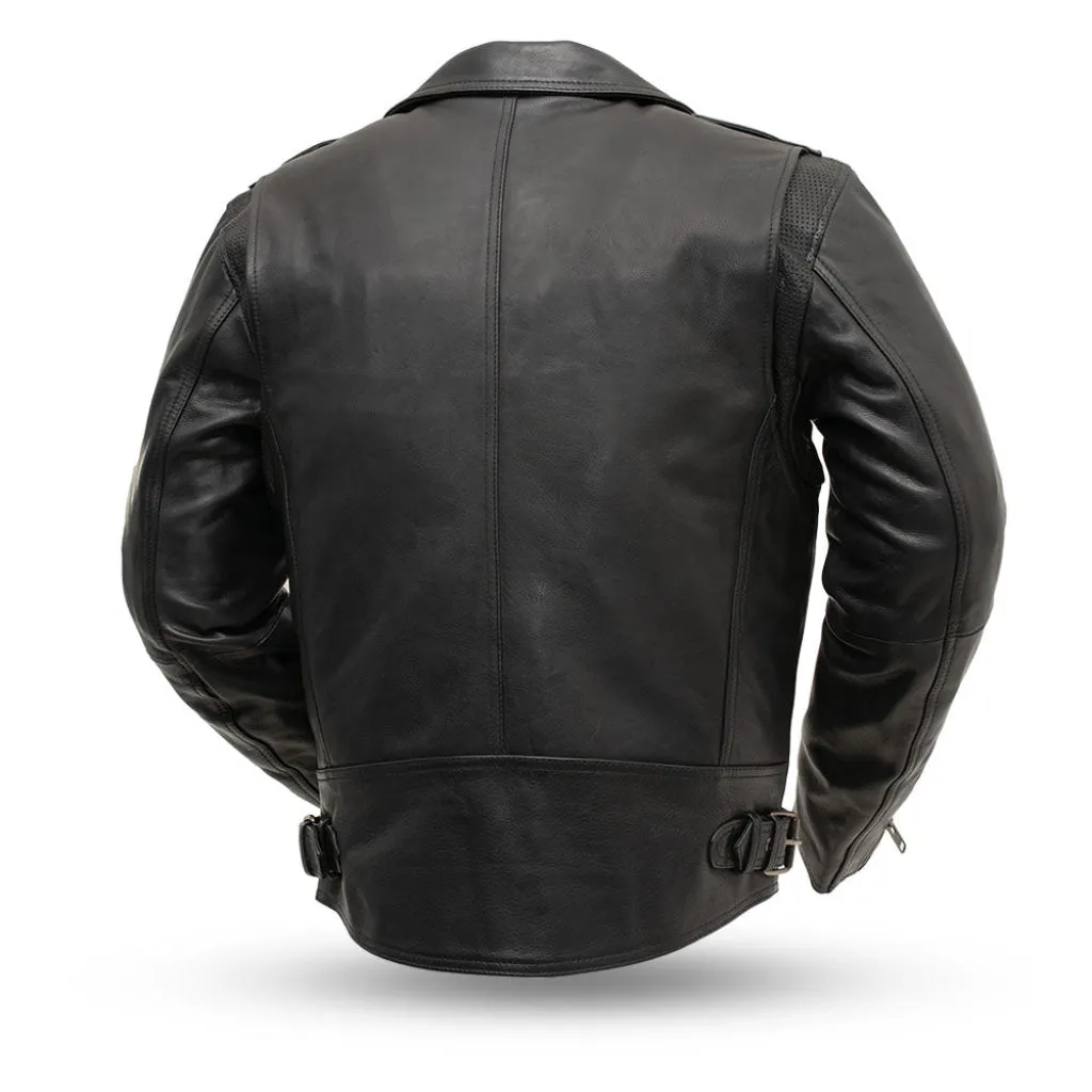 Enforcer Men's Motorcycle Leather Jacket - Extreme Biker Leather