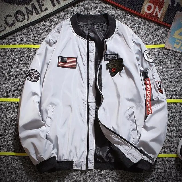 Face Off Motorcycle Bomber Jacket