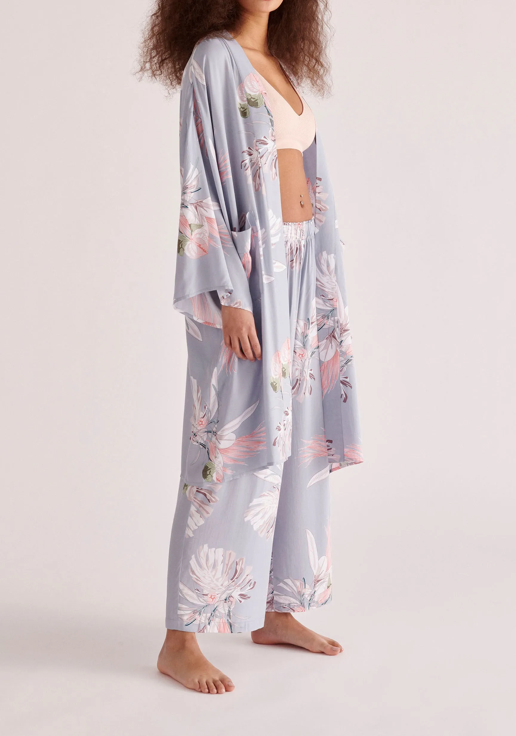 Floral Kimono Robe