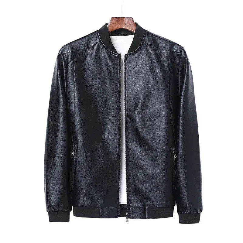 Funki Buys | Jackets | Men's Faux Leather Hooded Jacket