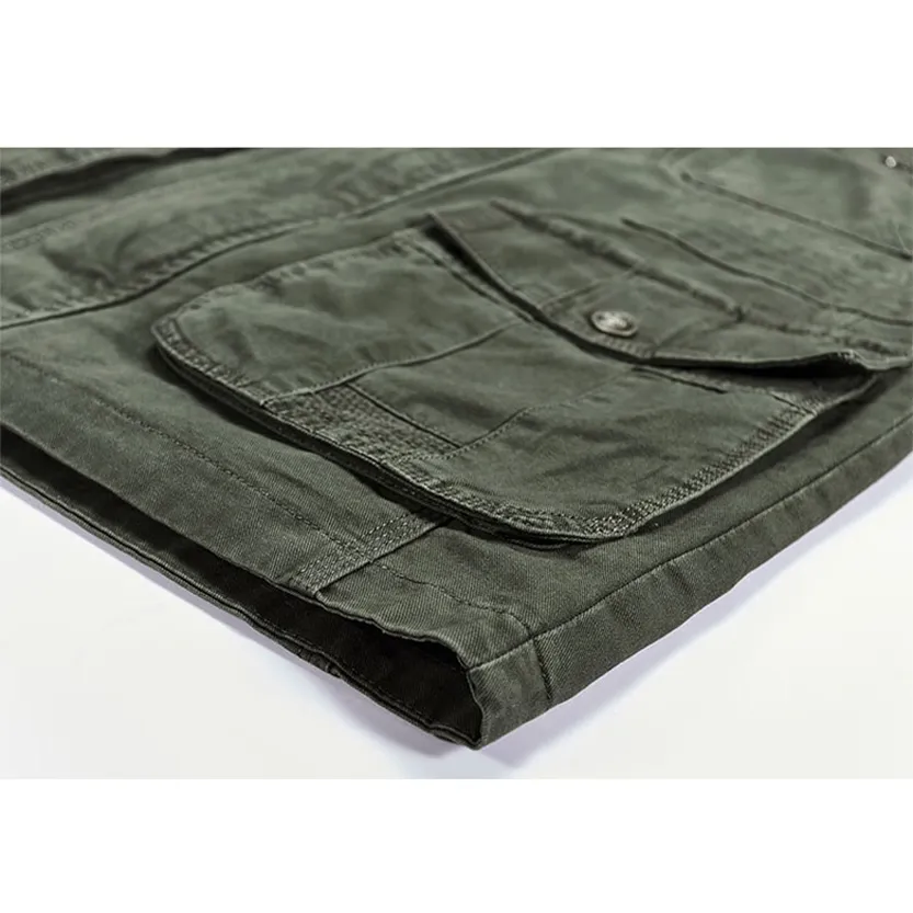 Funki Buys | Jackets | Men's Plus Size Military Cargo Jacket