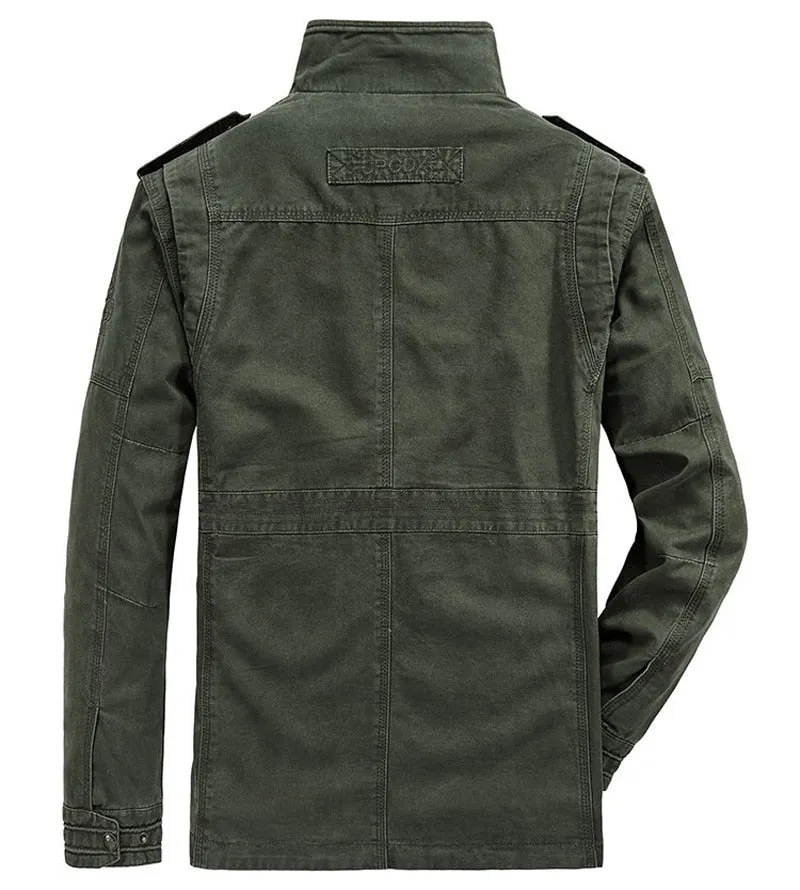 Funki Buys | Jackets | Men's Plus Size Military Cargo Jacket