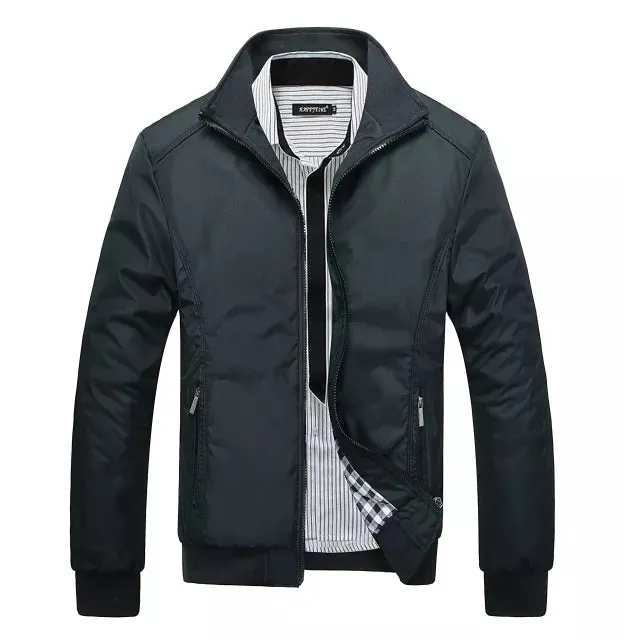 Funki Buys | Jackets | Men's Slim Fit Casual Windbreaker Jacket