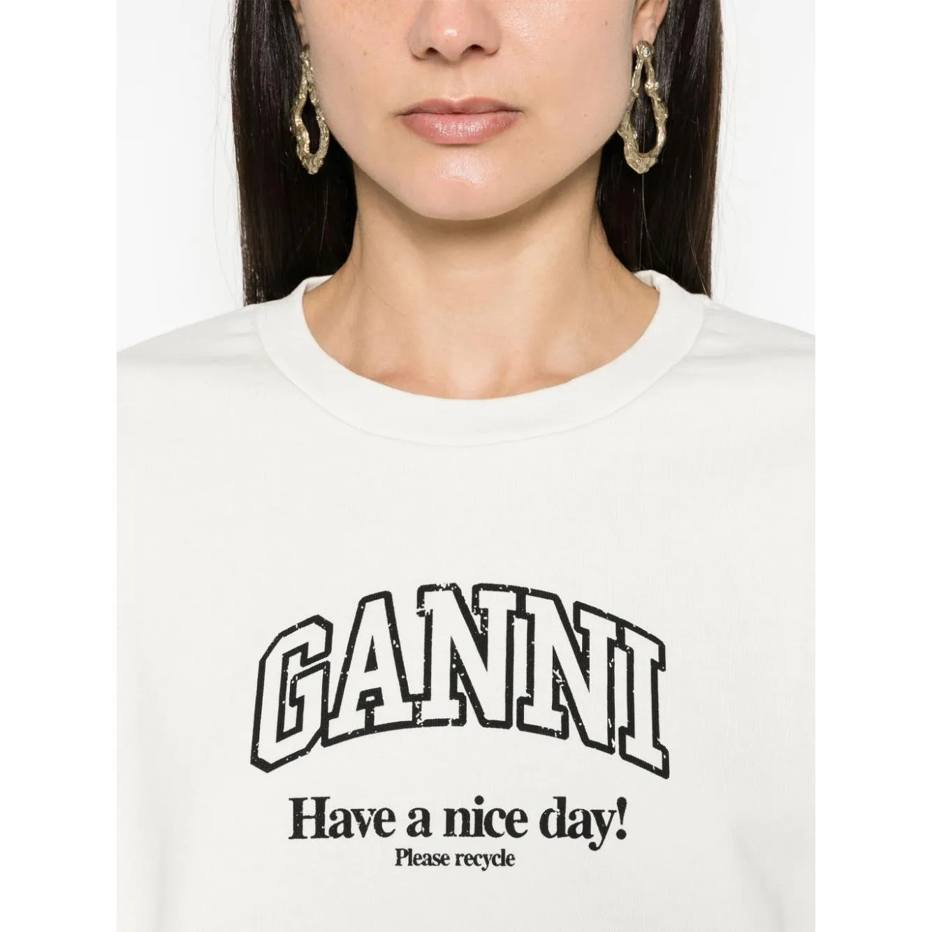 GANNI Sweaters White