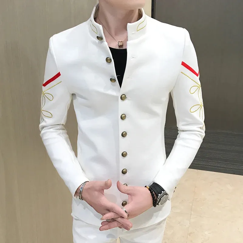 Gold Multi-Button Blazer