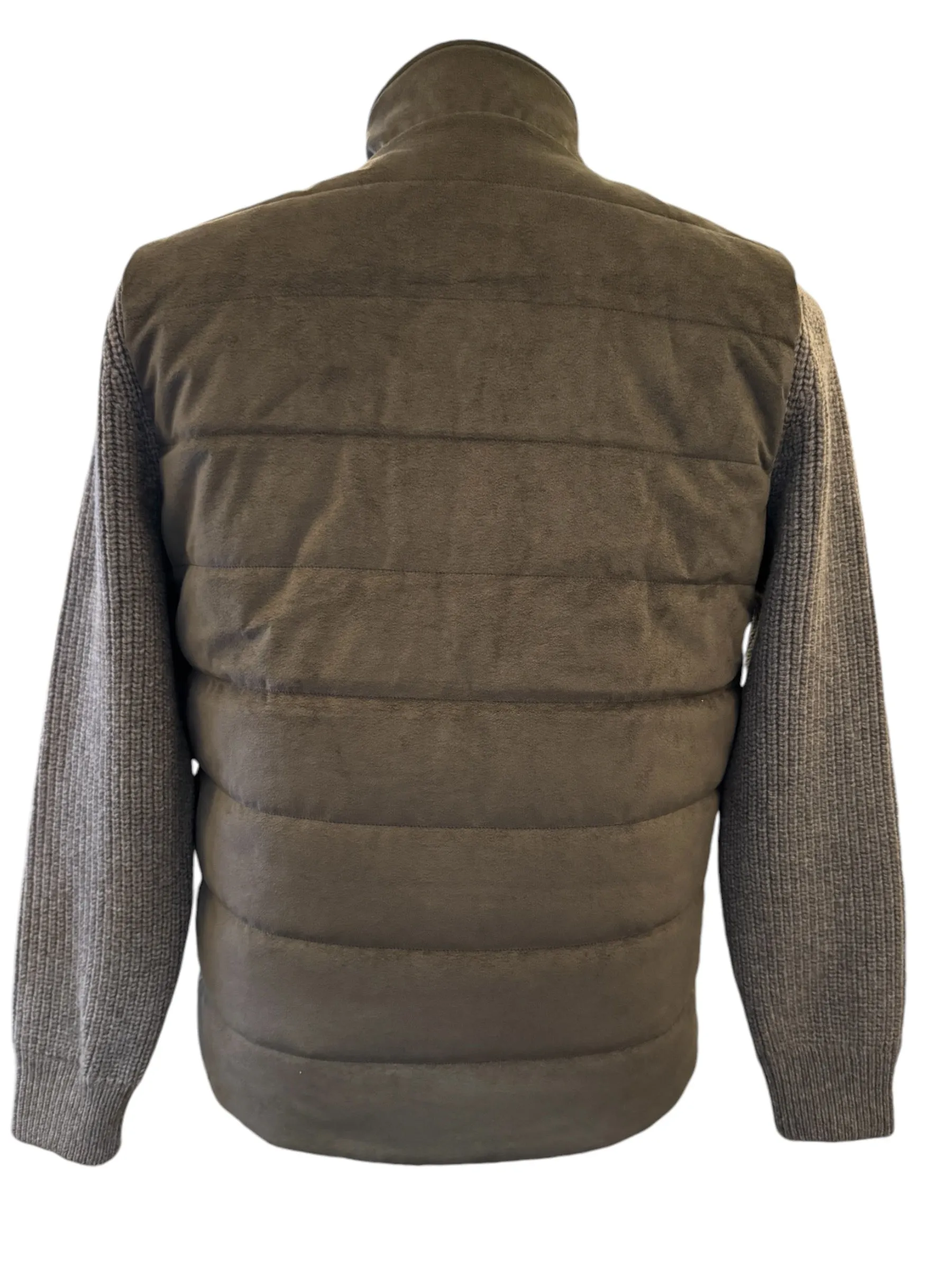 Gran Sasso Full Zip Cardigan Jacket Olive