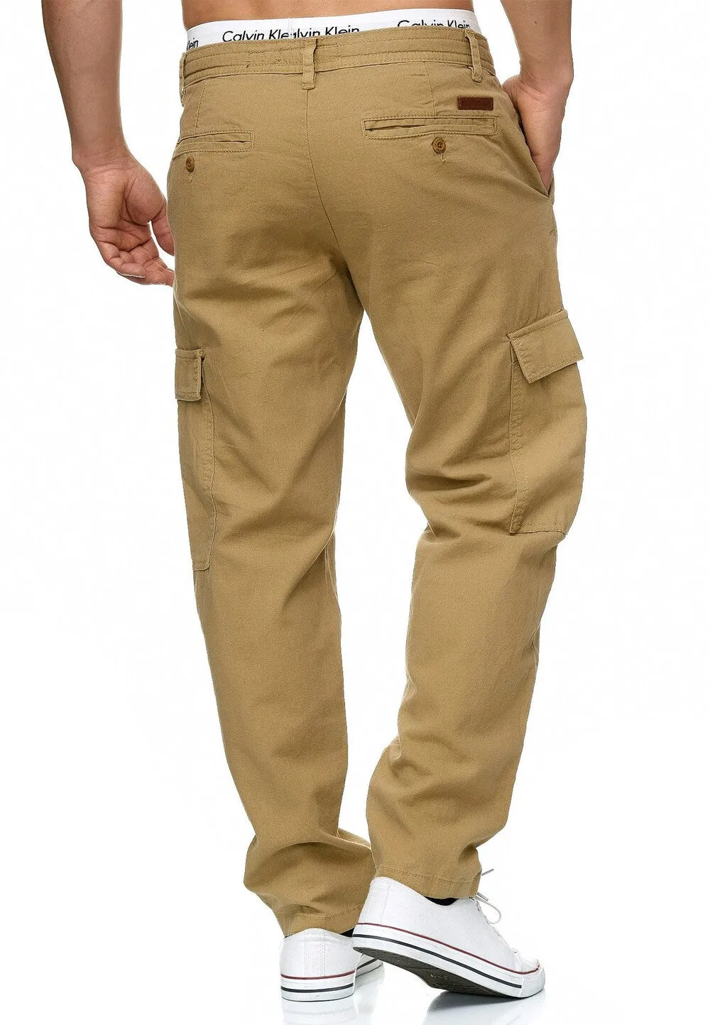 INDICODE JEANS Leonardo Regular Cargo Pants, Sand