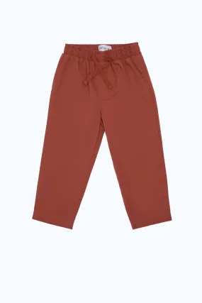 Infant Boys Rust Plain Chino Trouser