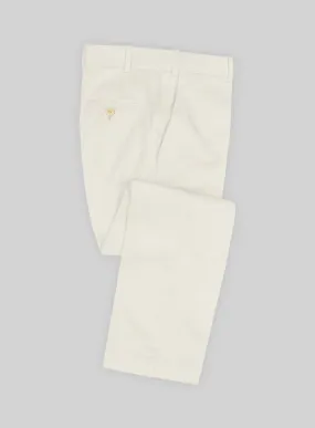 Italian Light Beige Cotton Stretch Pants