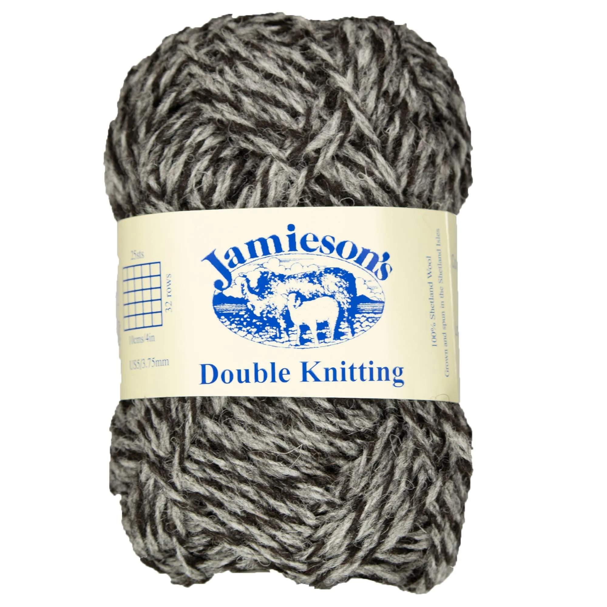 Jamieson's of Shetland Double Knitting Yarn - 110 Black/Sholmit