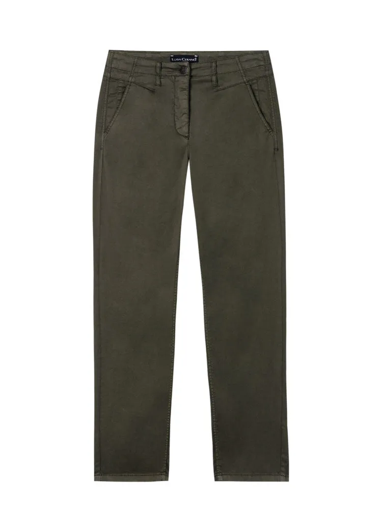 Luisa Cerano Chino Trousers Bamboo