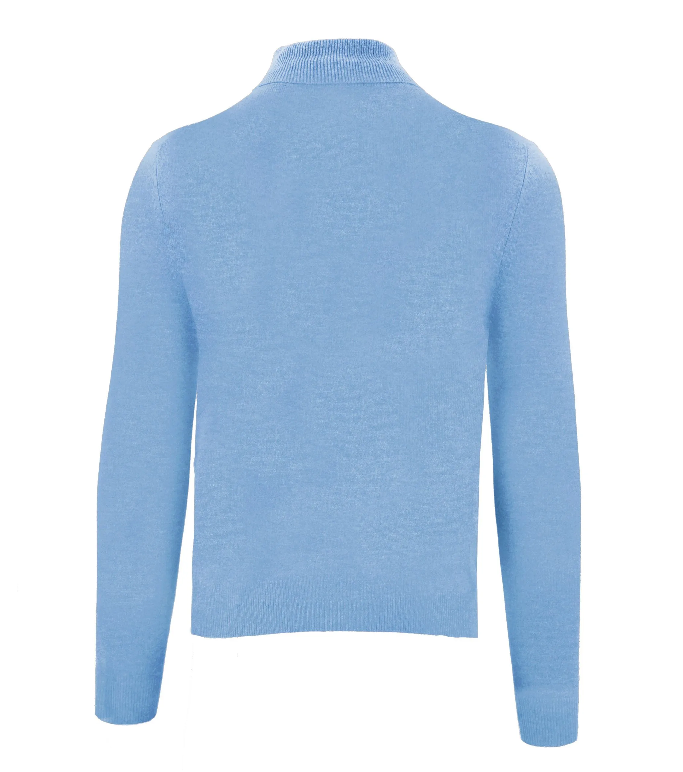 Malo Ice Blue Cashmere Men Sweater