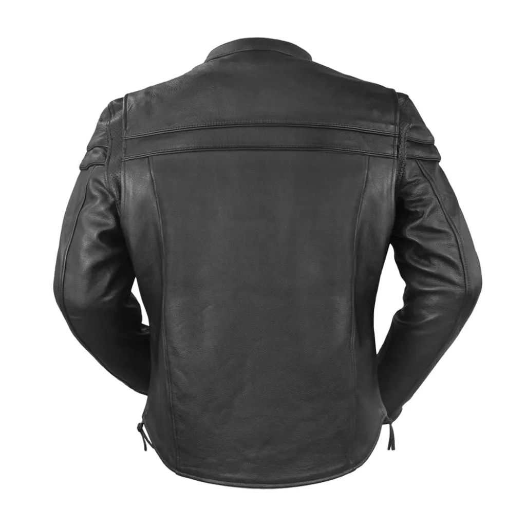 Maverick Men's Motorcycle Leather Jacket - Extreme Biker Leather