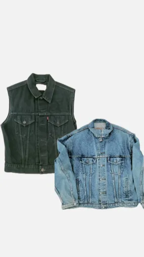 Men's classic denim jackets: Levis & lee