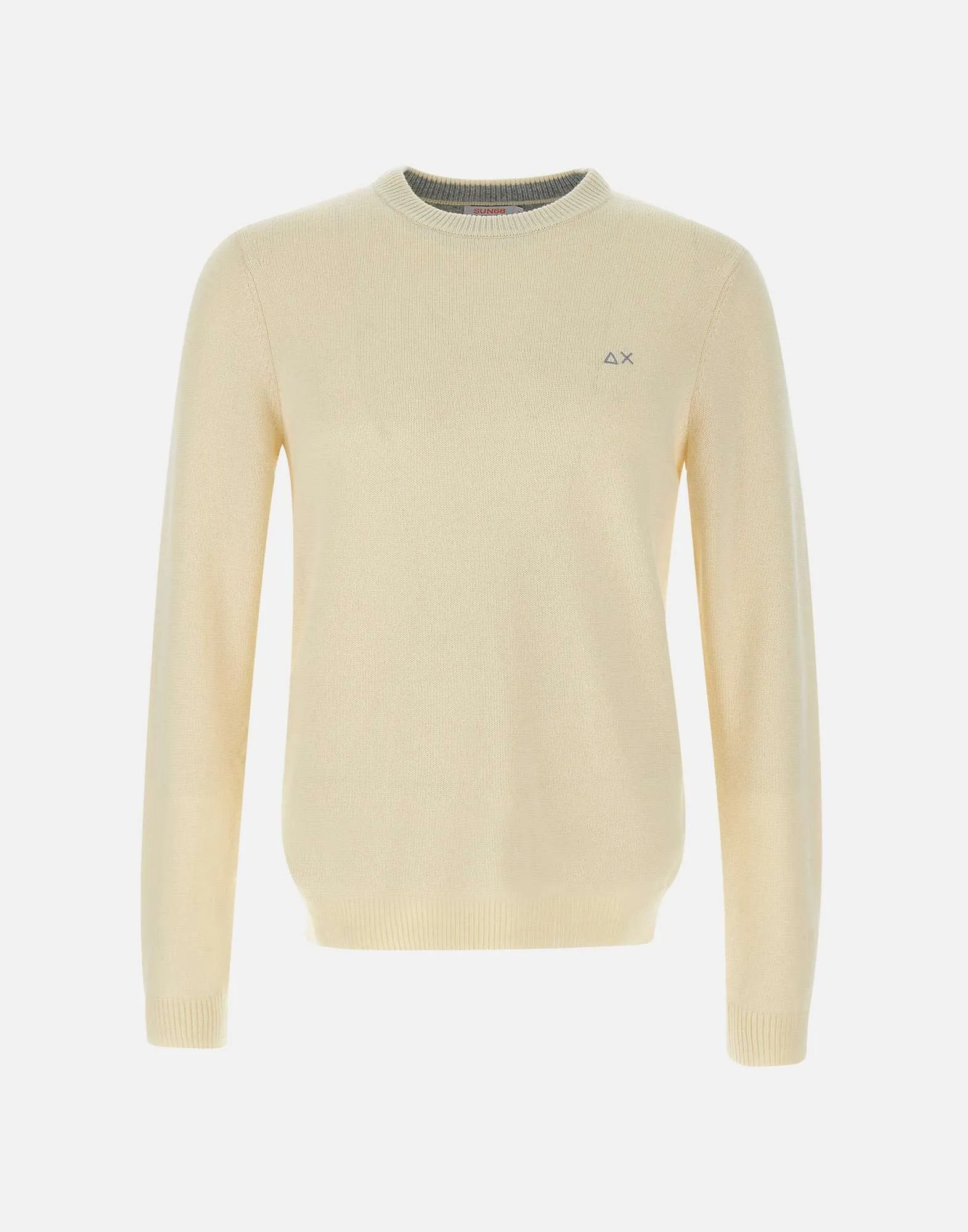 Men's Cream Wool and Cashmere Sweater