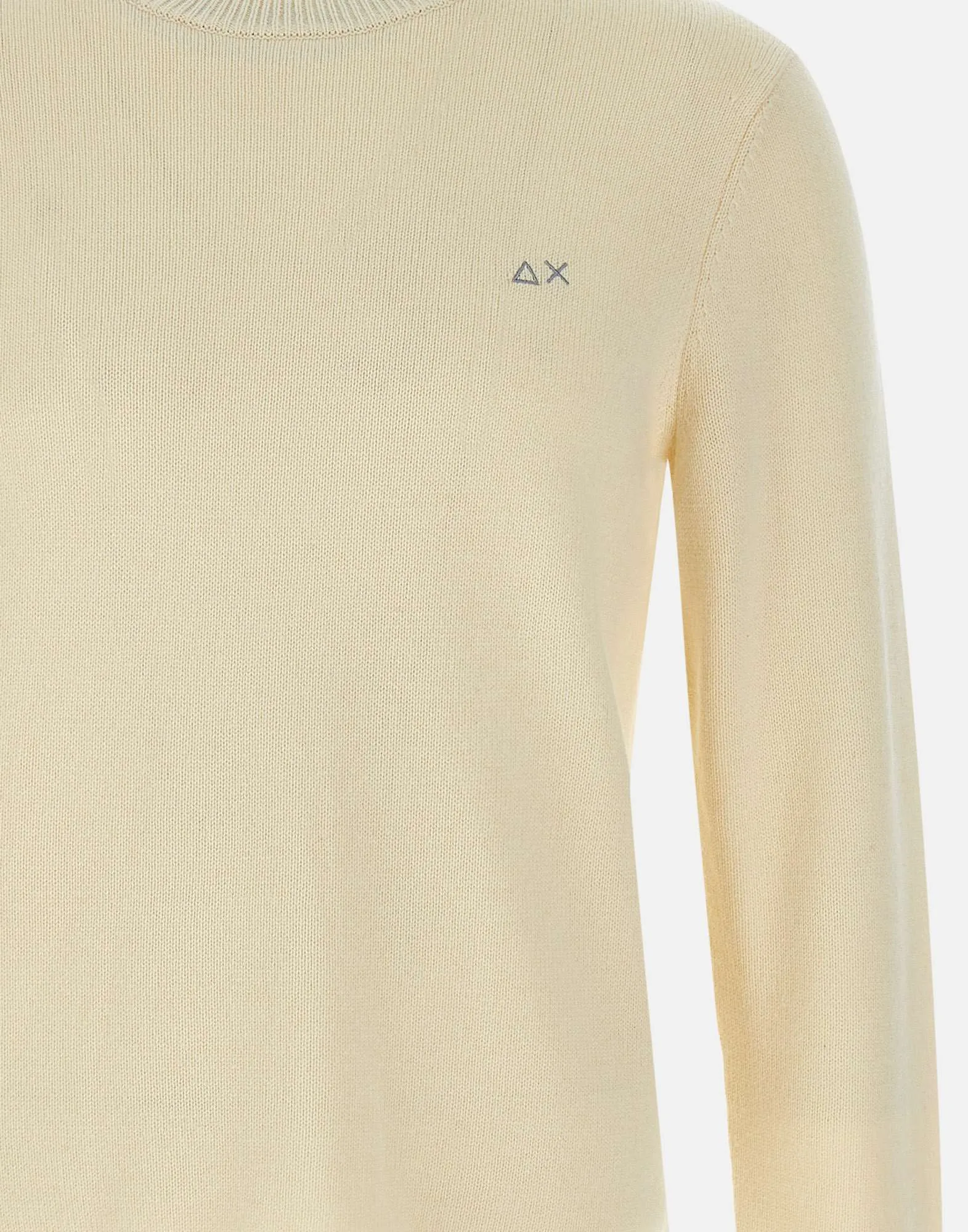 Men's Cream Wool and Cashmere Sweater