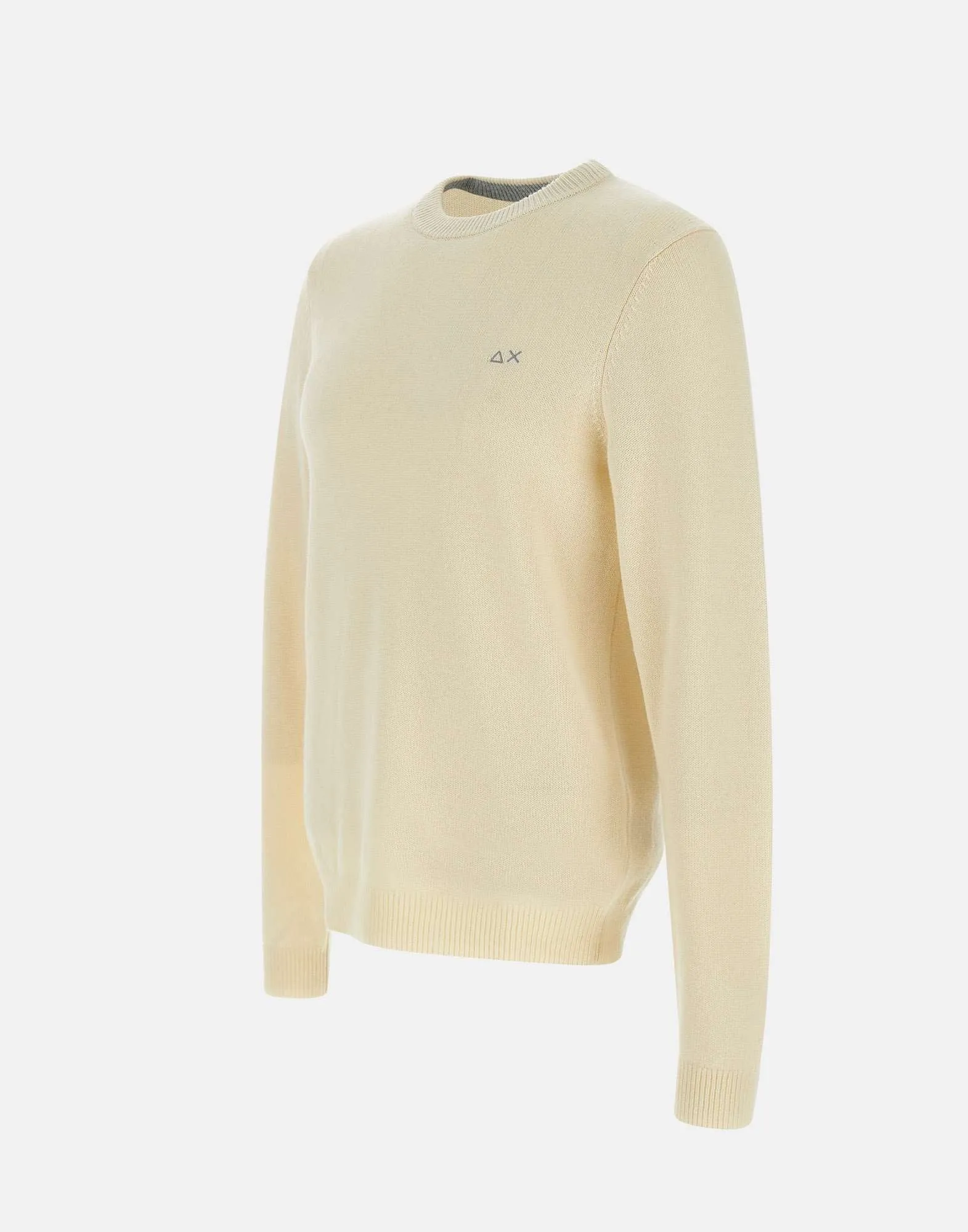 Men's Cream Wool and Cashmere Sweater