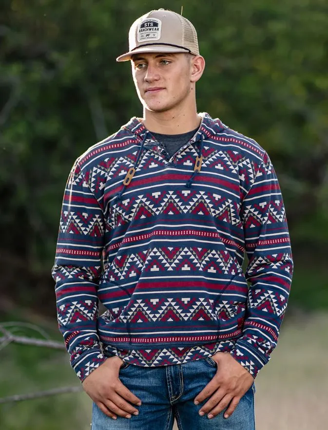 Men's STS Sloane 1/4 Snap Aztec Shirt