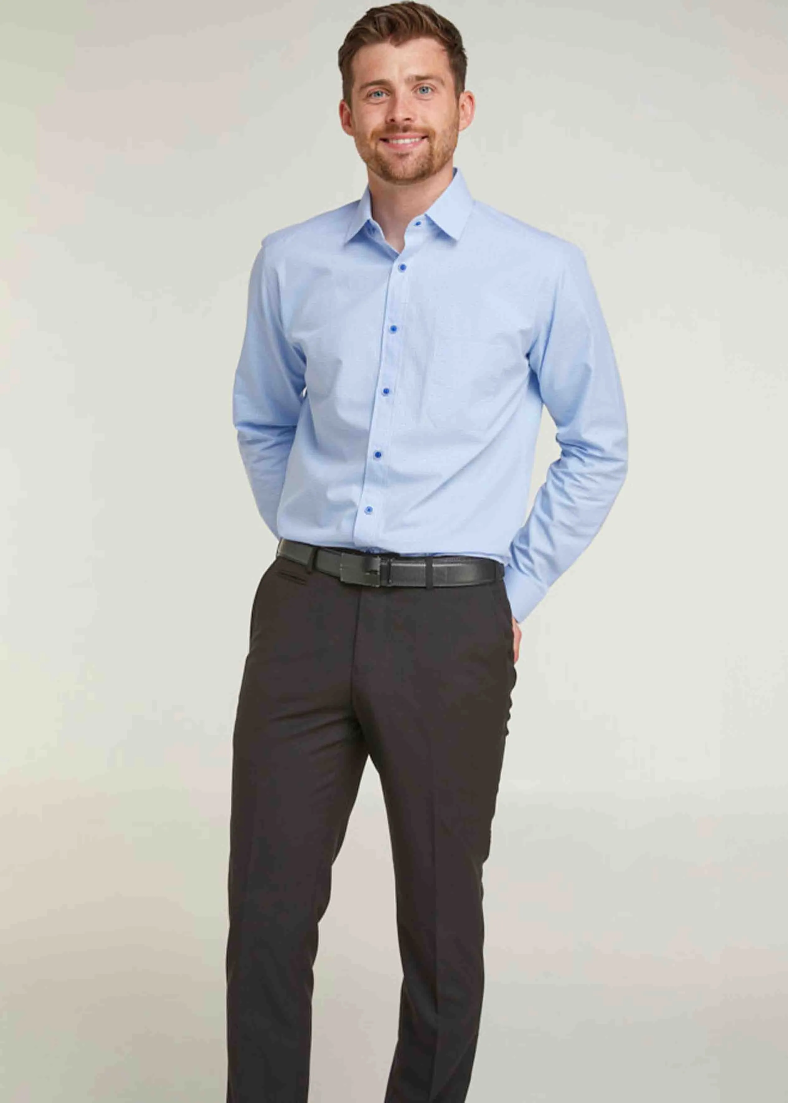 Mert Cotton Dobby VELCRO® Brand Fastening Shirt