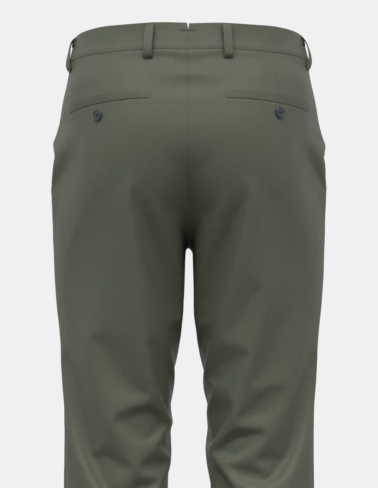 Moss Cashmere Finish Twill | Chino