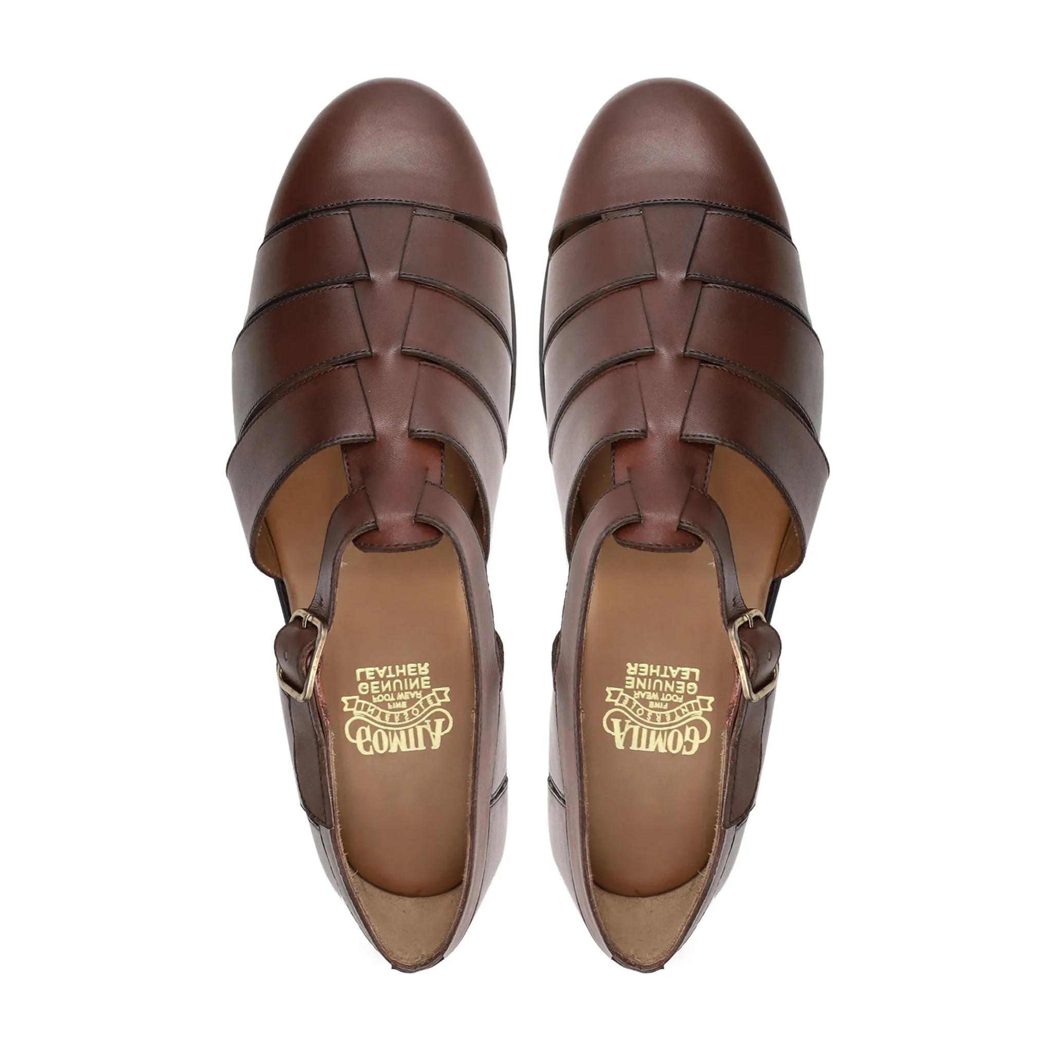 Newcastle - Men's Brown Calf Letaher Sandal