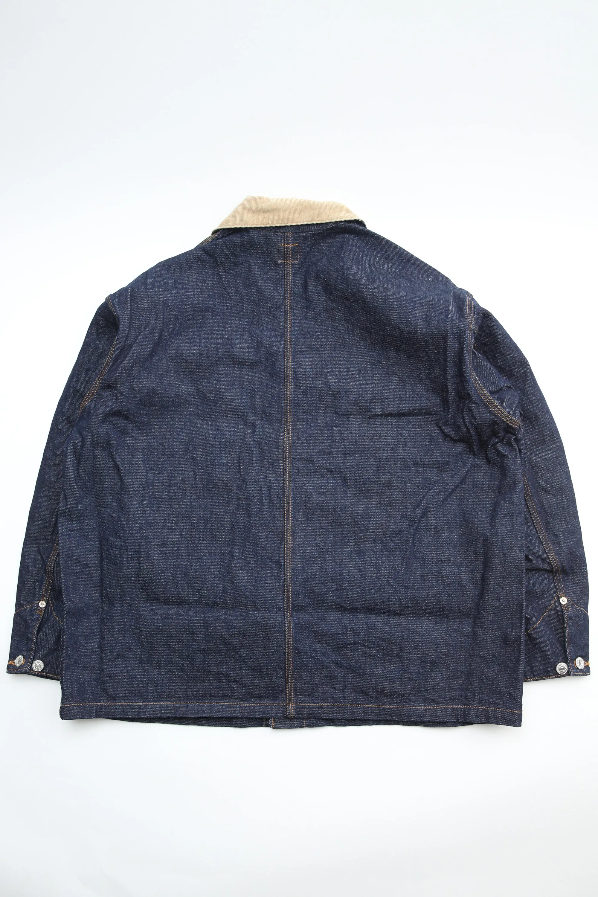 orSlow DENIM RELAX FIT COVERALL JACKET - One Wash