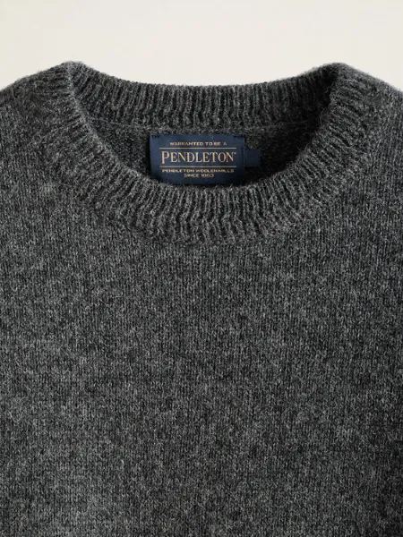 PENDLETON MEN'S SHETLAND COLLECTION WOOL CREW SWEATER