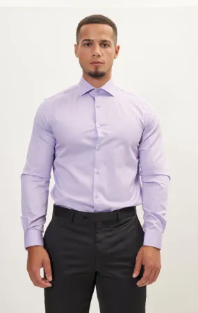 Pure Cotton Dress Shirt - Lilac