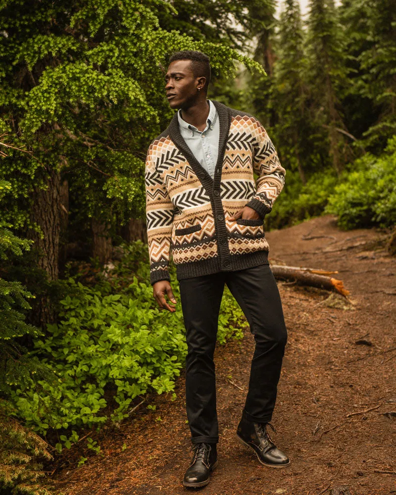 Recycled Wool Fairisle Cardigan