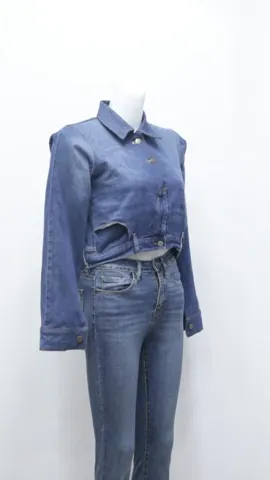 Rework Levi's Crop Denim Jackets