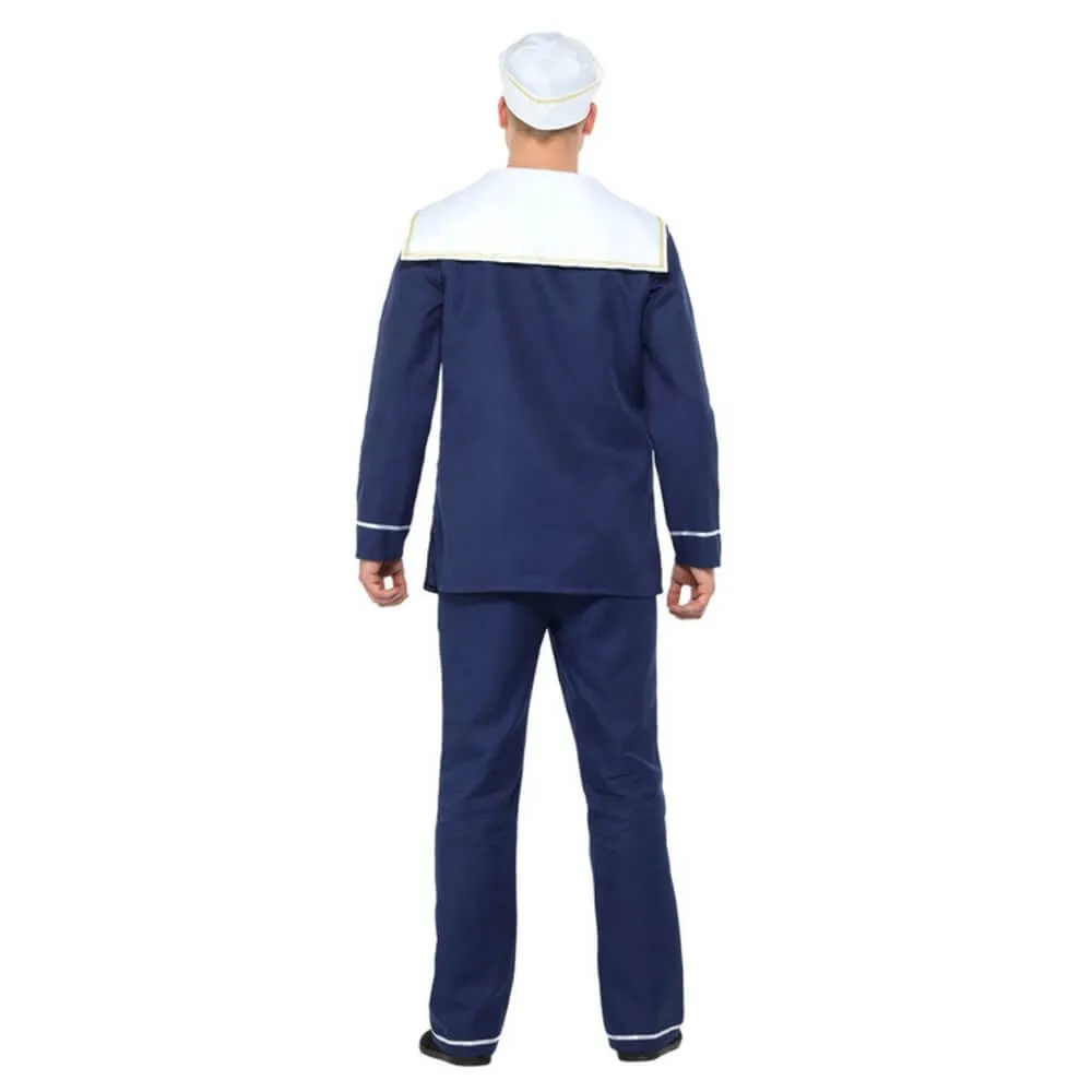 Sailor Man Costume - Blue & White