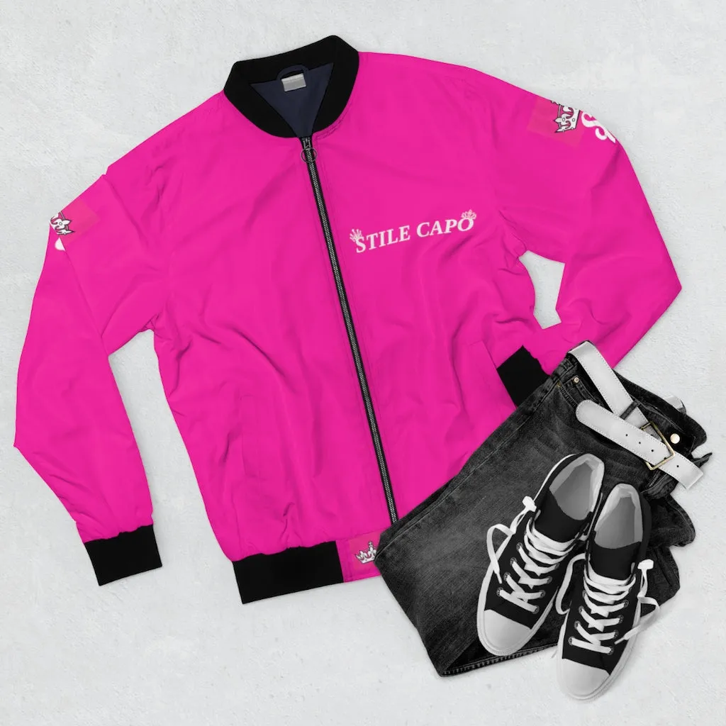 STILE CAPO KINGS PINK  Bomber Jacket