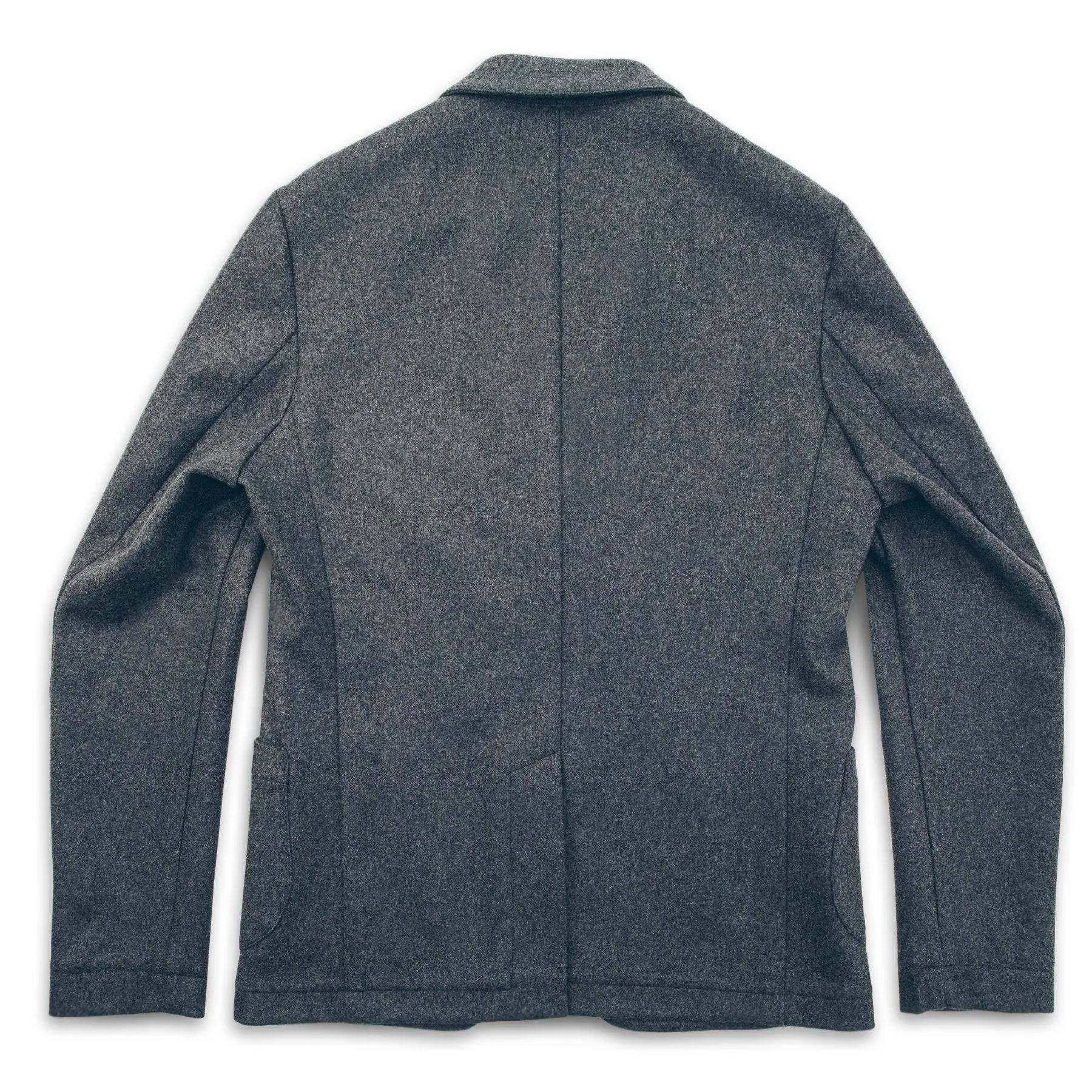 The Telegraph Jacket in Grey Wool